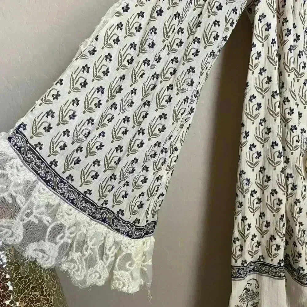 Free People Nomad Child Dress Ivory‎ Size Small